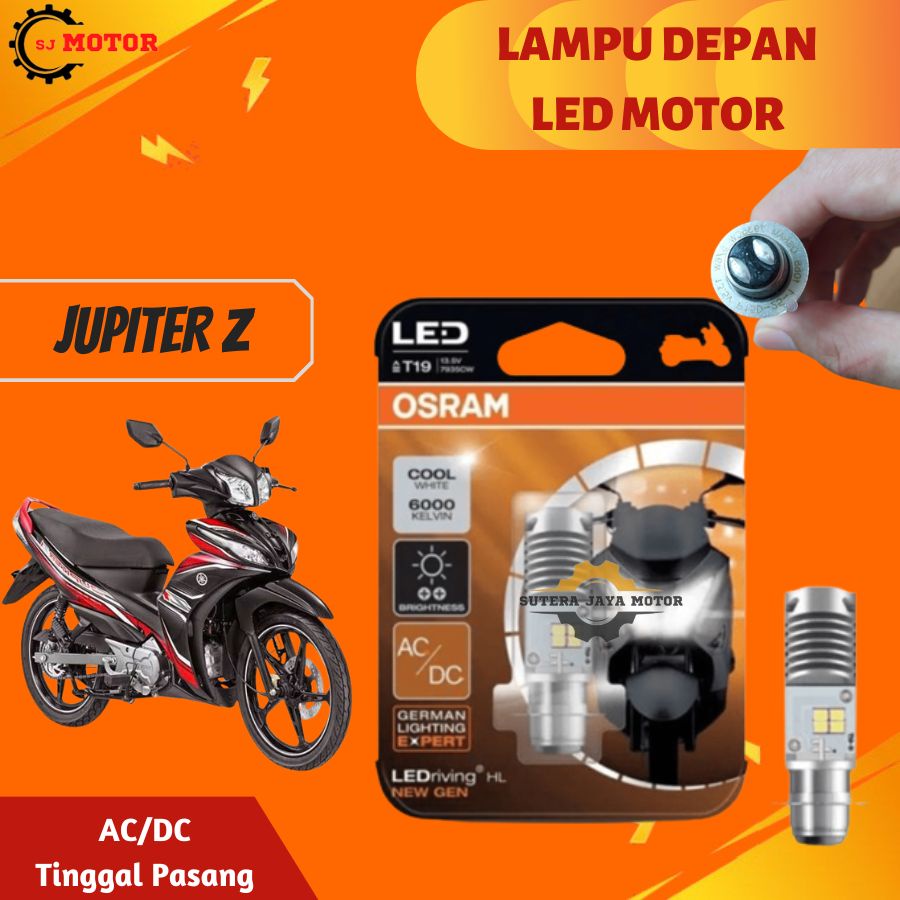 LAMPU DEPAN LED MOTOR YAMAHA JUPITER Z OSRAM LAMPU UTAMA JUPITER Z AC/DC