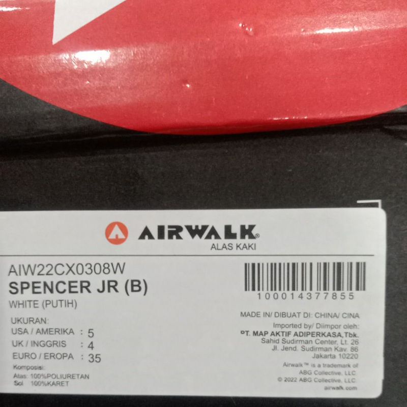 sepatu Airwalk Spencer JR (B) AIW22CX0308W