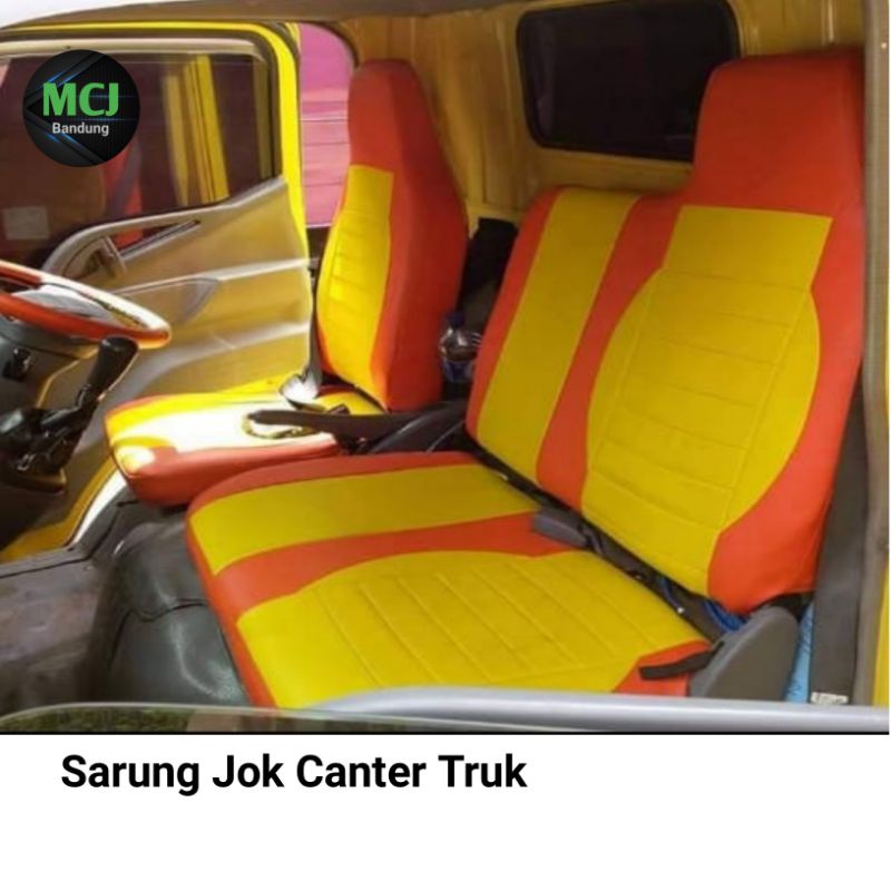 Sarung Jok Canter 110 125 136 ps Full MBtech Original Cover Jok Canter Kulit MBtech