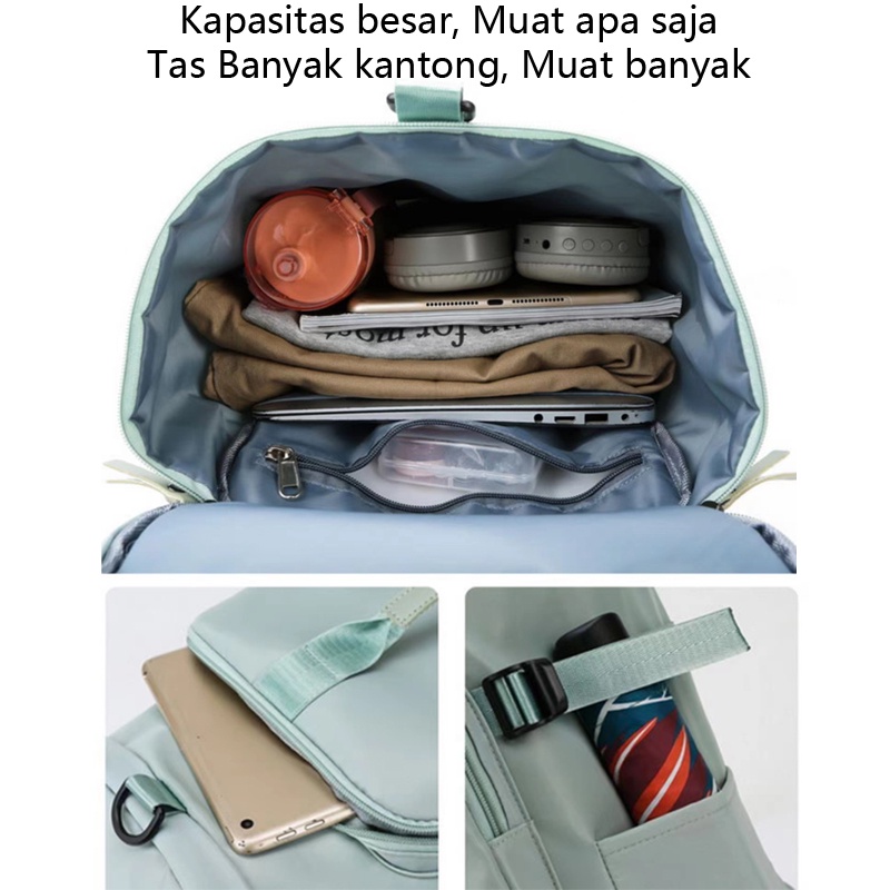 Highland Tas Ransel Pria Wanita Unisex Tas Gunung Fitness Gym Travelling TTB03