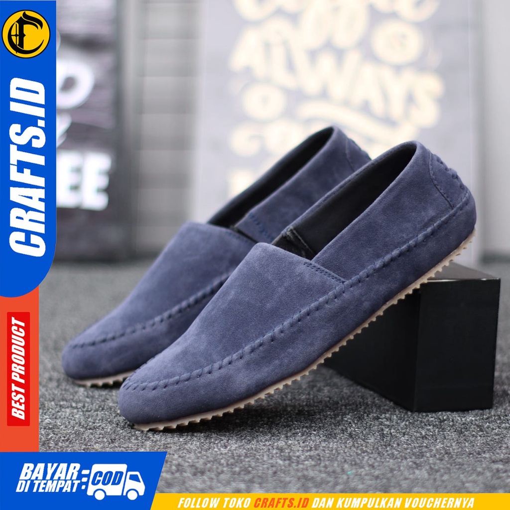 CRAFTS siena - Sepatu Casual Slip On Santai Slop Pria