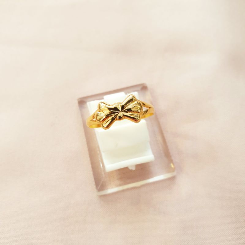 Cincin simple pita emas asli kadar 300