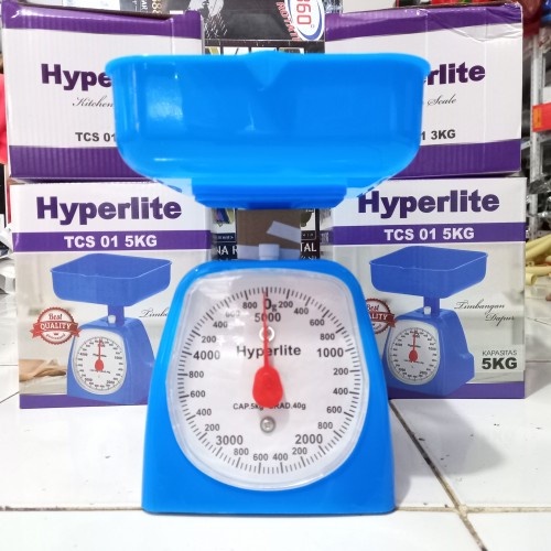 Timbangan Kue Dapur Kitchen Scale Analog Manual Kapasitas 2 / 3 / 5 KG Hyperlite TCS 01