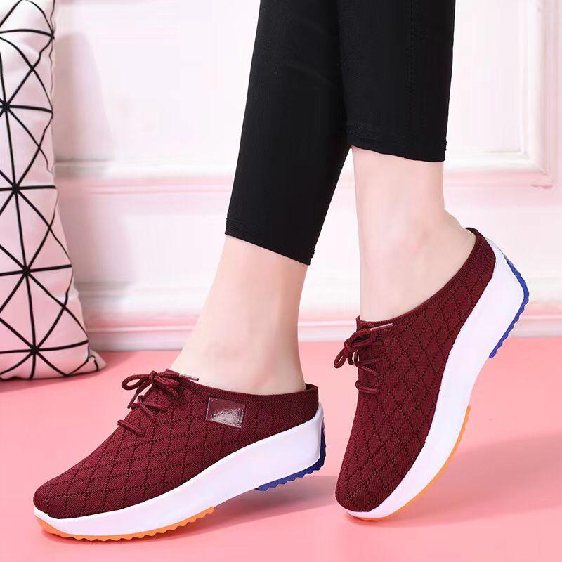 Permata Sepatu Wedges Wanita A01 Wedges Shoes Import Quality Premium