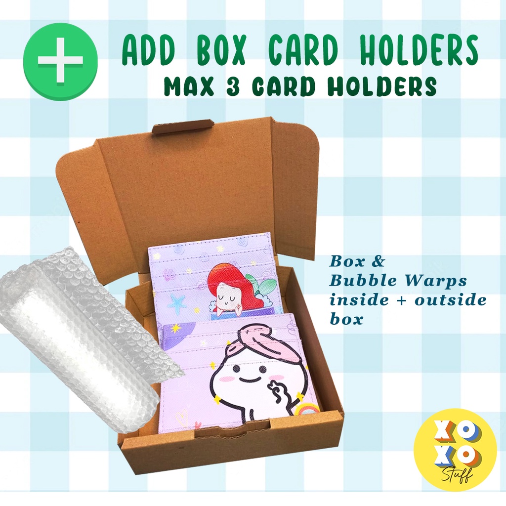 

Tambahan BOX untuk Card Holders
