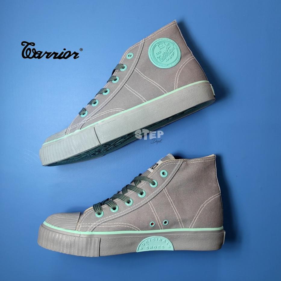 Sepatu Warrior Classic HC Grey Tosca - Warrior High Abu-Abu Tosca ◦ UGA.18Oc22м