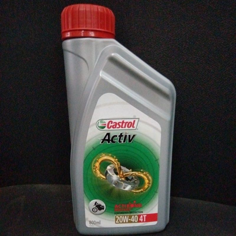 Oli 4T Castrol Activ Extra Actibond Molecules 20w40 800ml 0.8L 0.8 Liter Original