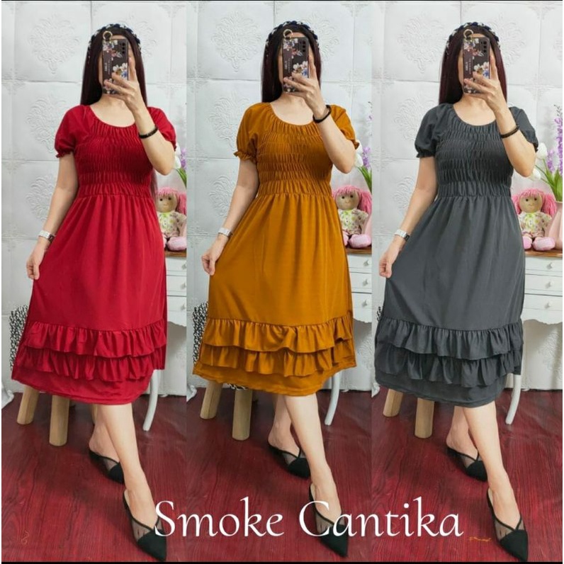 dress voxy smoke cantika