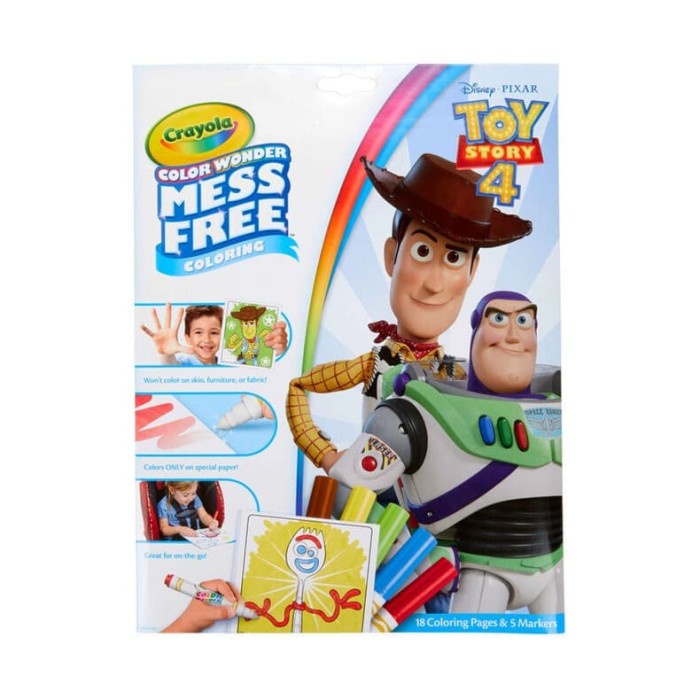 

Gaya Crayola Color Wonder Mess Free Toy Story 4 Coloring Pages & Markers Diskon