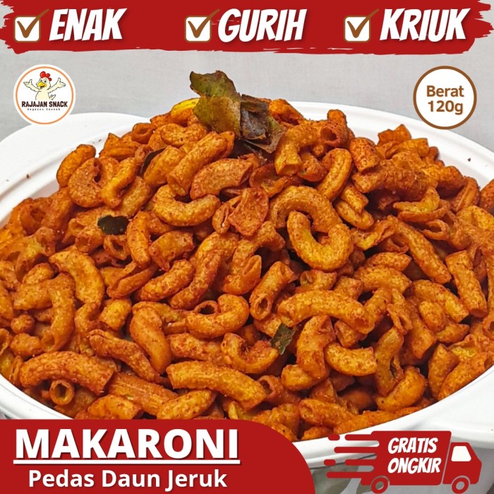 

Makaroni Pedas Daun Jeruk Kriuk 120 gram - 120 gram