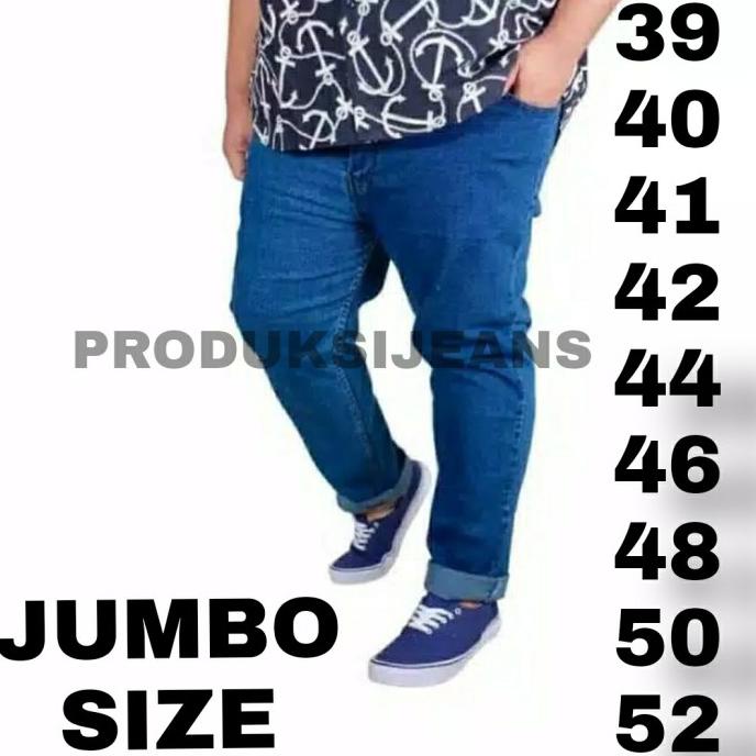 celana jeans pria stretch/melar jumbo