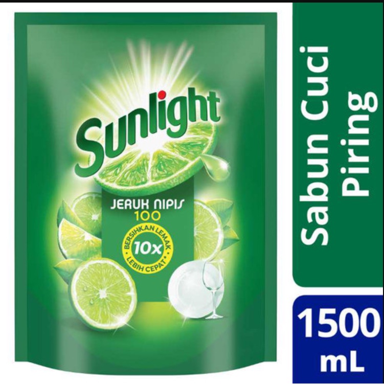 SUNLIGHT SABUN CUCI PIRING REFILL 1500ML