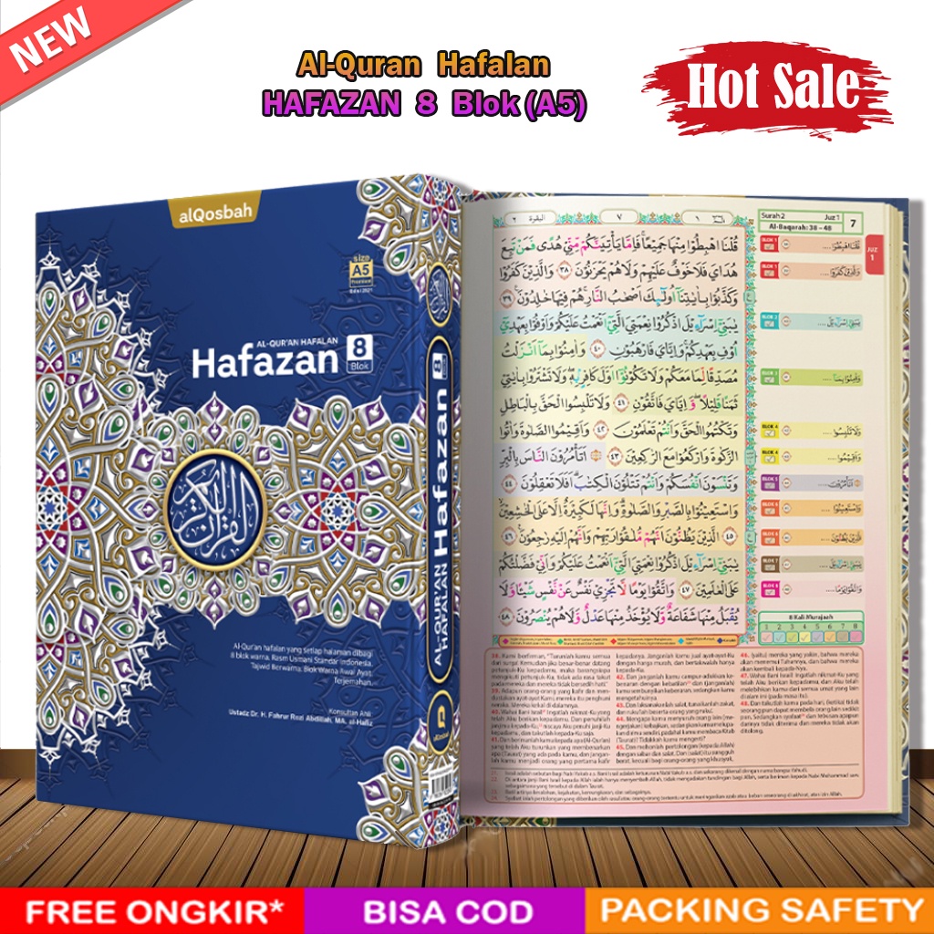 Al-Quran Hafalan HAFAZAN 8 Blok (A5)