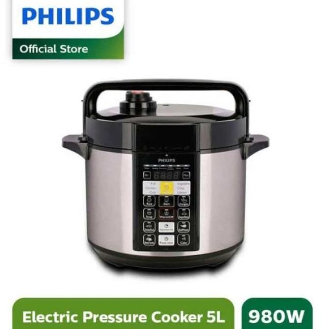 Philips Viva Col ME Electric Pressure Cooker HD2136/65 - Hitam