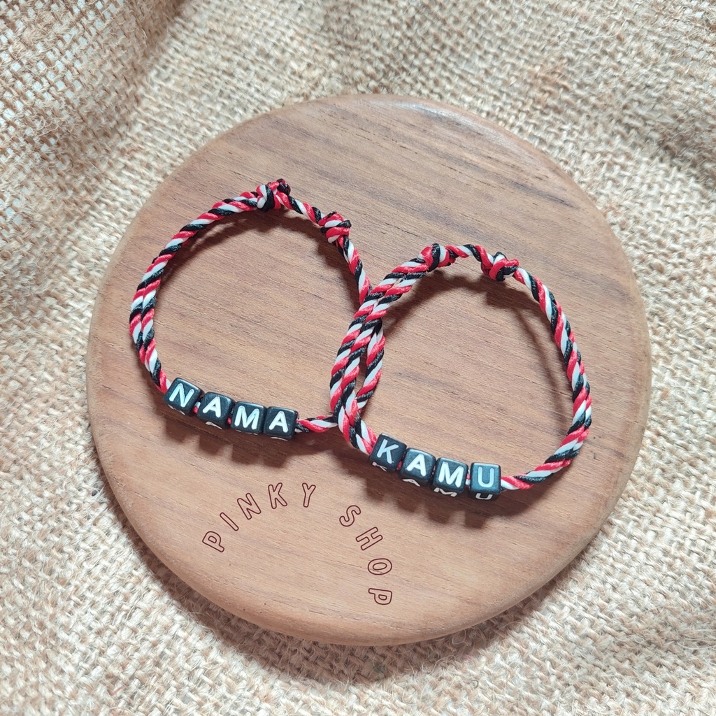 Gelang tridatu custom nama