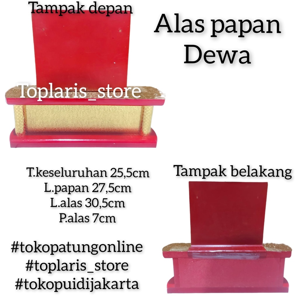 Alas Dudukan Papan Dewa