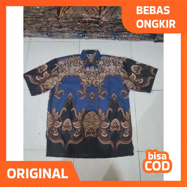 HEM BATIK - Baju Batik Lengan Pendek Semi Formal Bisa Buat Seragaman M, L, XL, XXL