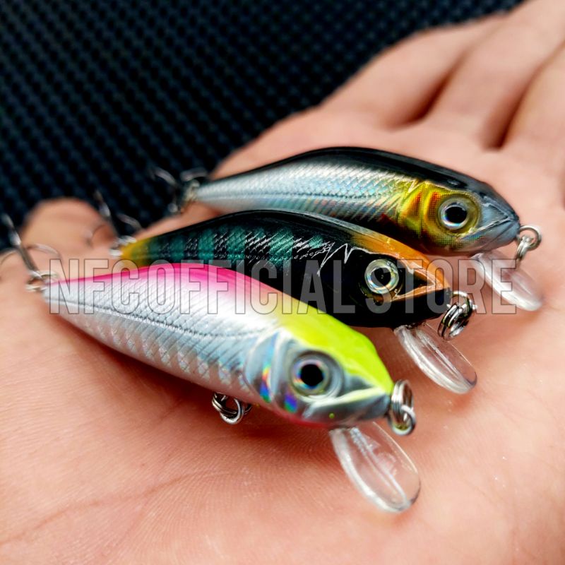 Lure minnow Floating 6cm / 4,5gr dengan Action dan warna KILLER Rekomendasi untuk Ultralight casting