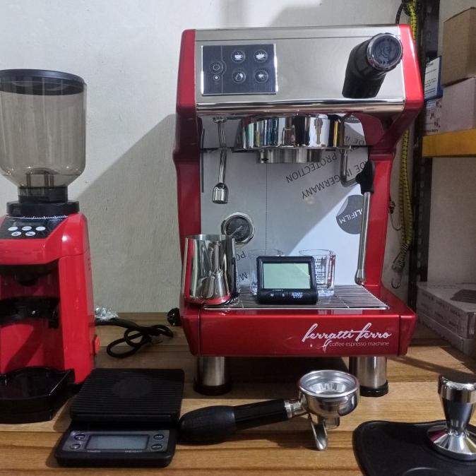 Paket Mesin Kopi Lengkap | Ferrati Ferro Fcm 3200Dx|Maquinos L20+Tools Tokorinduh