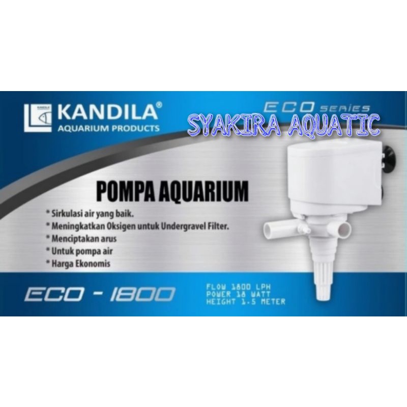 POMPA AQUARIUM/KOLAM KANDILA ECO 1800