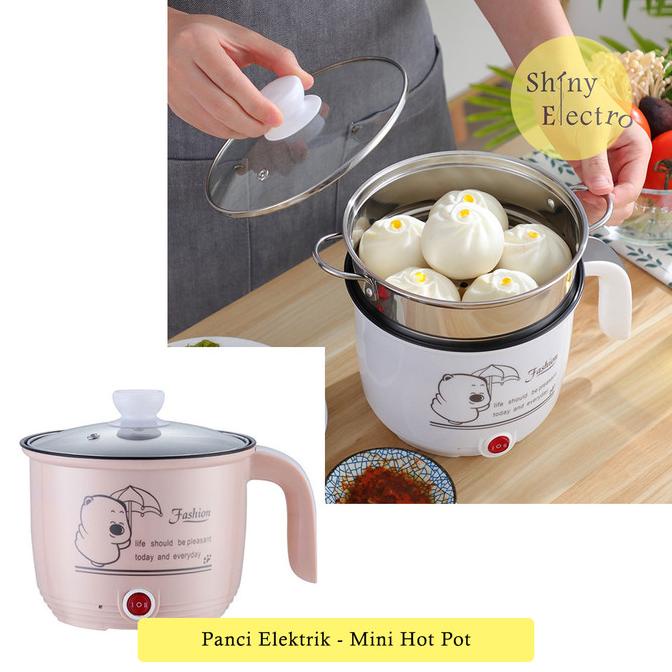 TERMURAH Mini Hot Pot Panci Listrik Mini Hot Pot Elektrik Rice Cooker Electrica /PERALATAN MASAK SET