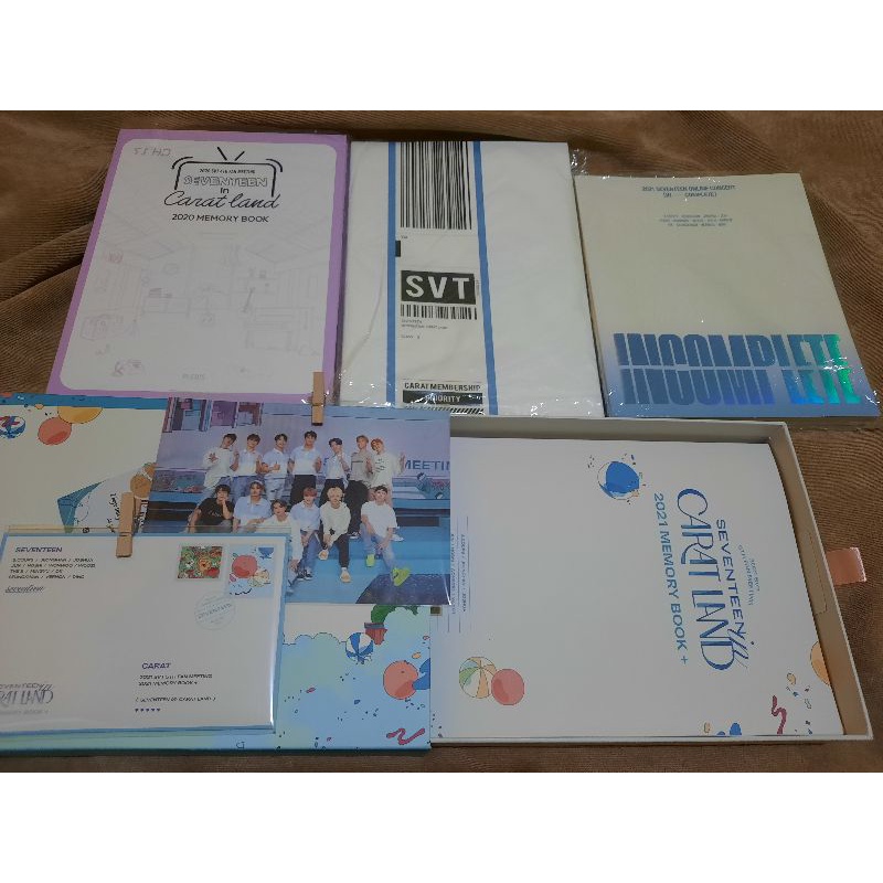PHOTOBOOK SEVENTEEN MEMORY BOOK CARATLAND MEMBERSHIP INCOMPLETE