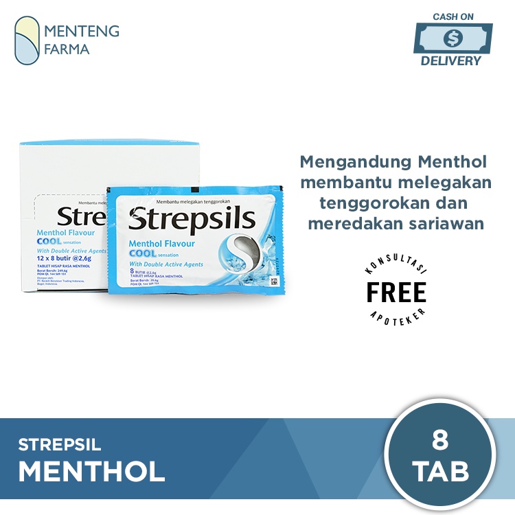 Strepsils (Menthol Flavor) Sachet