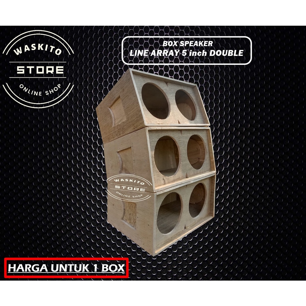 Box Speaker 5 Inch Line Array Double