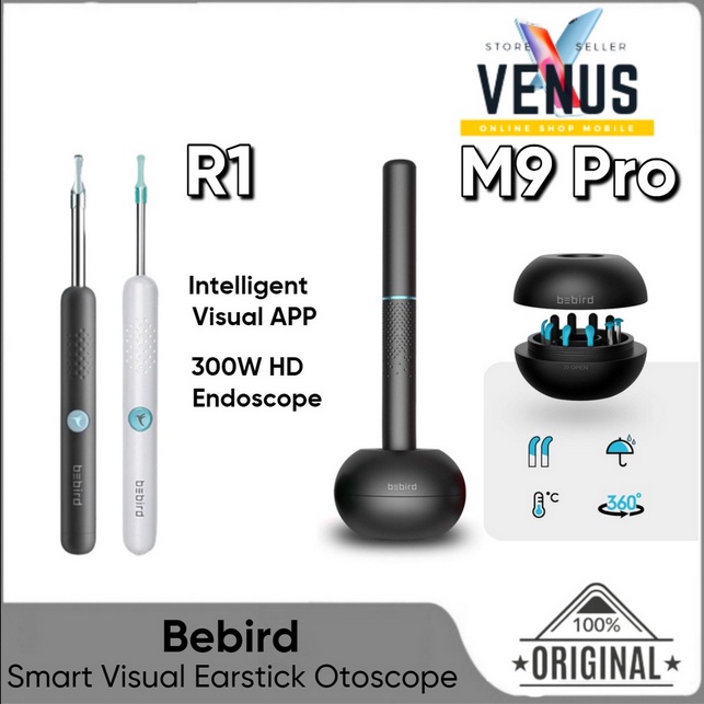 Bebird m9 Pro / r1 Ear Stick Kamera Endoscope 300W - Be Bird Korek Kuping