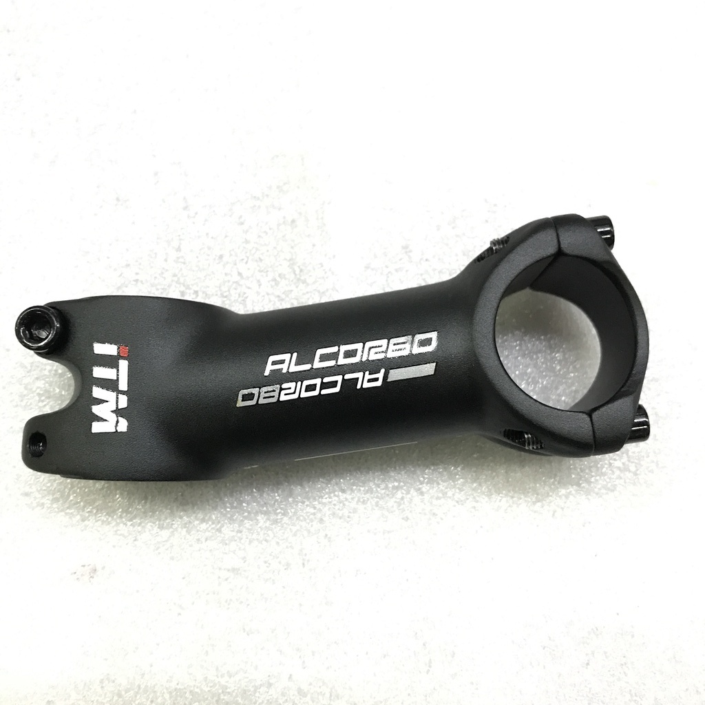 Stem Alloy Sepeda ITM Alcor 80 Oversize 90mm 31.8 Black Grey Original