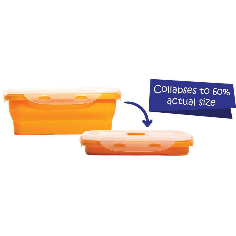 SC002 SC02G Baby Safe Collapsible Silikon Food Container Babysafe 570ml