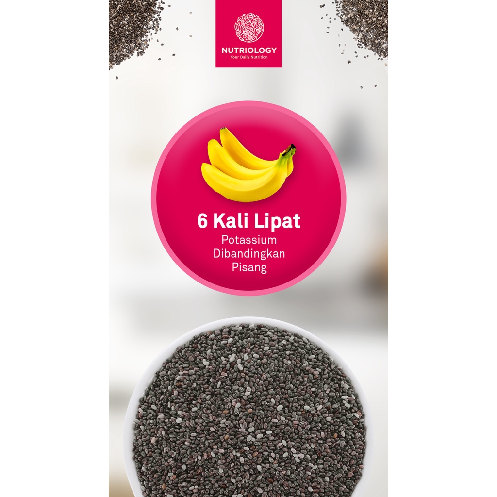 Black Chia Seed 50 Gr Natural Alami Premium