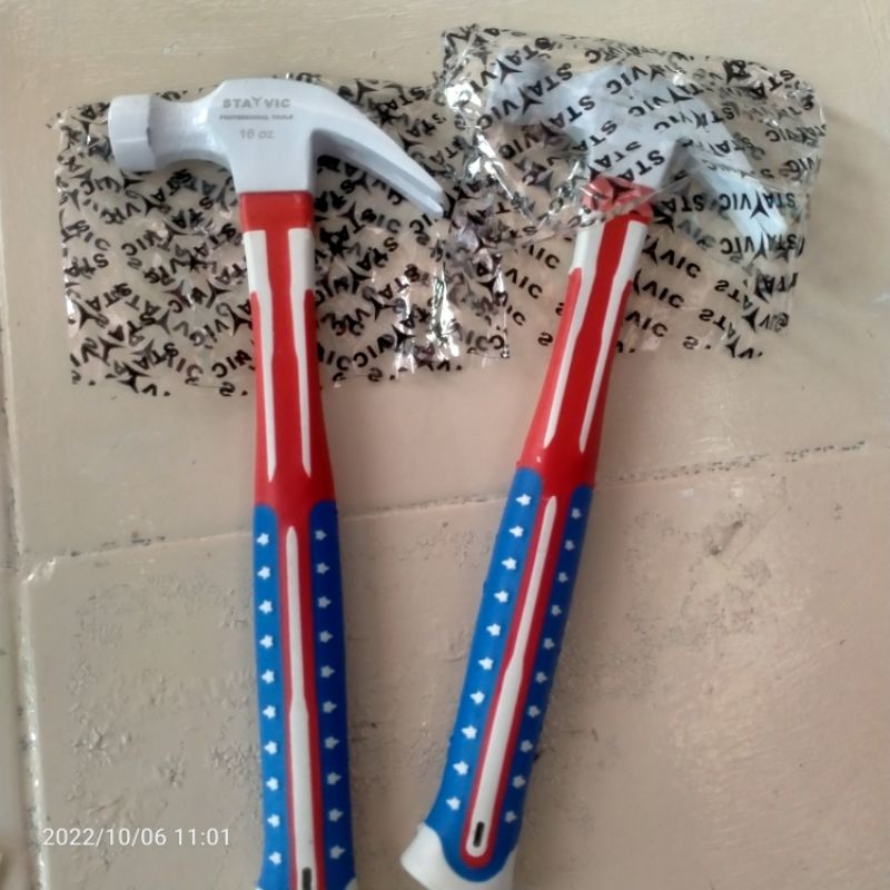 palu kambing cabut paku 16 oz stayvic / HOLY stavic gagang fiber martil stayfic motif bendera usa
