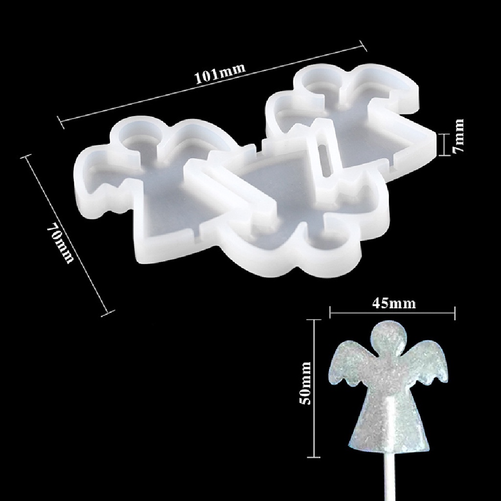 Deid Cetakan Kue / Coklat / Permen Lolipop Handmade Diy Bentuk Labu Halloween Bahan Silikon