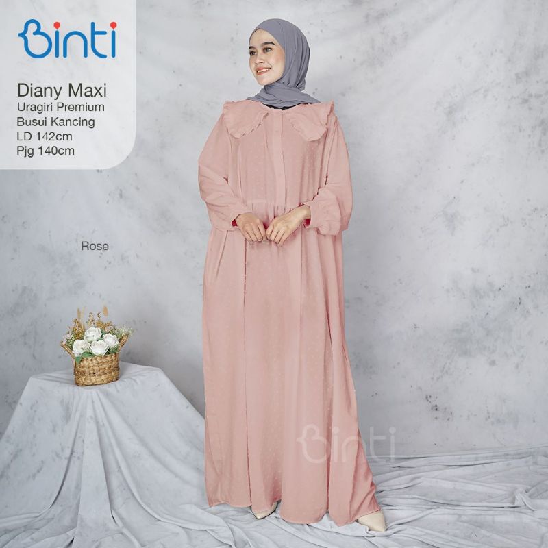 Dress Wanita LD 140 XXXXL Tania Diany Geby Maxi Ori Binti Gamis Terbaru Murah Syari Maxy Super Jumbo