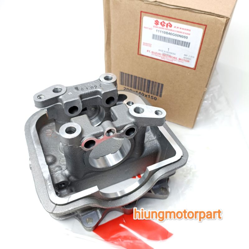 BLOK BLOCK HEAD SUZUKI SPIN 125 11110B46G00N000 ASLI ORIGINAL SGP SUZUKI GENUINE PARTS
