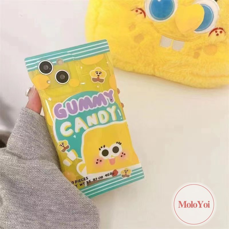 Soft Case Desain Kartun SpongeBob Patrick Star Untuk iPhone 13 11 12 14 Pro Max 7 6 6s 14 Plus XR 7plus 8 X Xs Max SE 2020