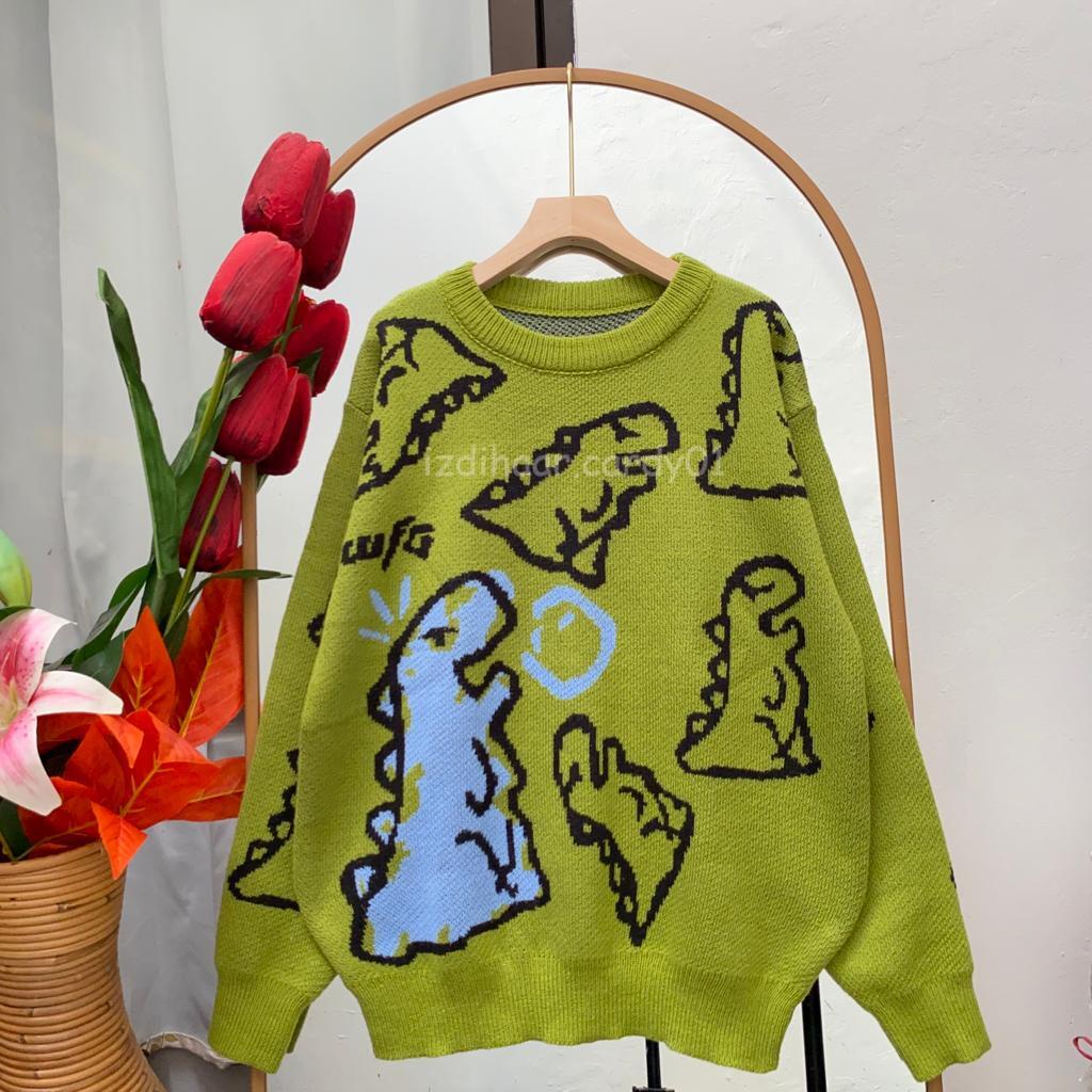 DINO OVERSIZE SWEATER RAJUT UNISEX