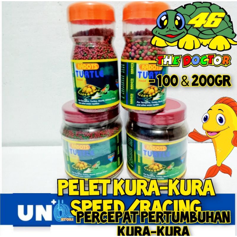 PELET PAKAN KURA KURA BERVITAMIN / SPEED BOSSTER TURTLE GROWT UP