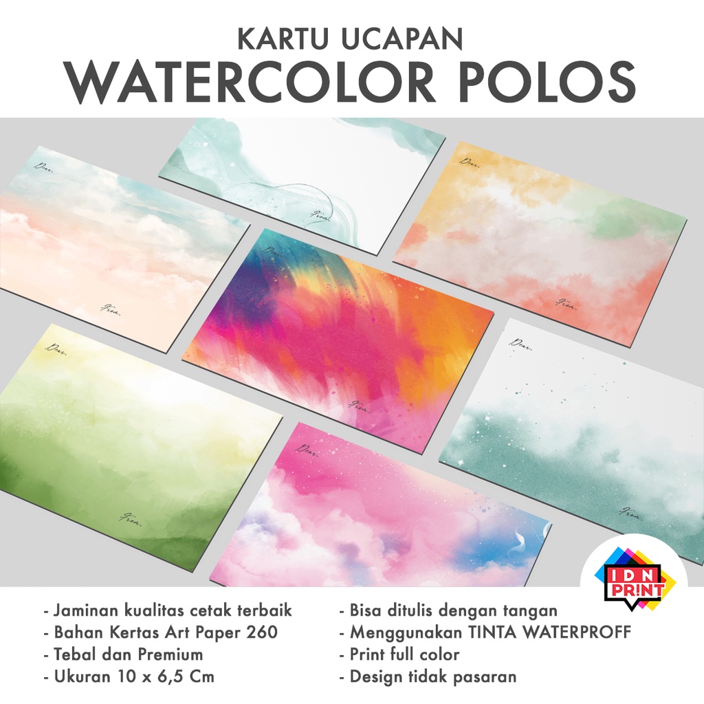 Jual KARTU UCAPAN ULANG TAHUN - GREETING CARD POLOS - GREETING CARDS