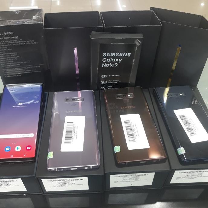 [ Hp Bekas / Second ] Samsung Note 9 Ram 6/128Gb Resmi Sein Fullset Original - Handphone Bekas / Second