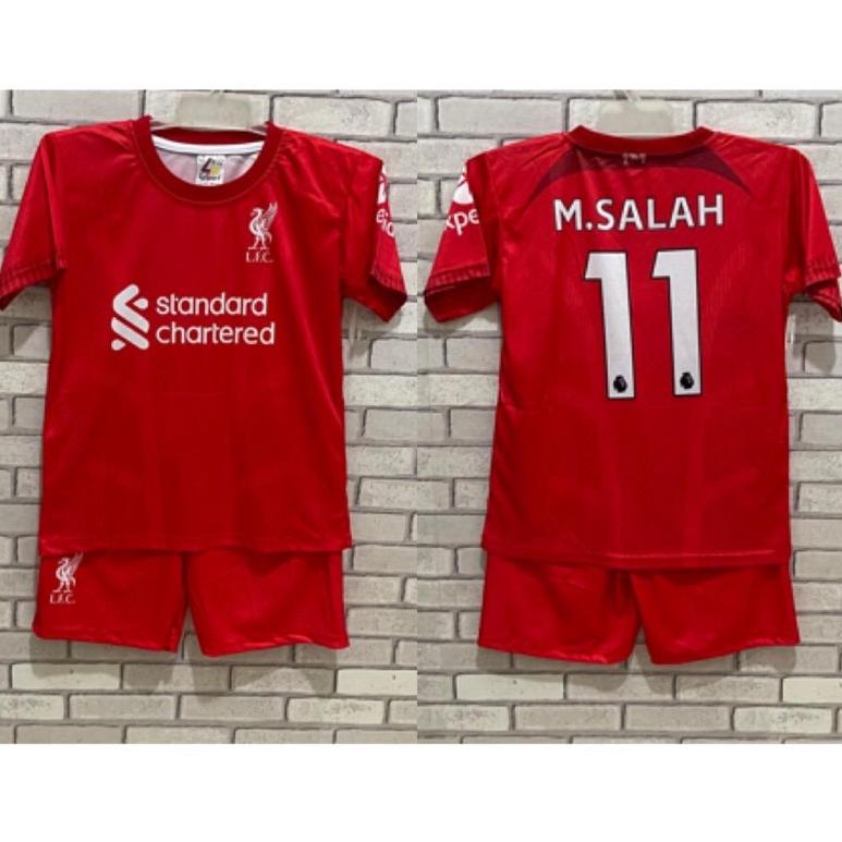 Setelan anak bola / baju bola anak kids / jersey anak Psg madrid lfc city messi mu ronaldo printing 