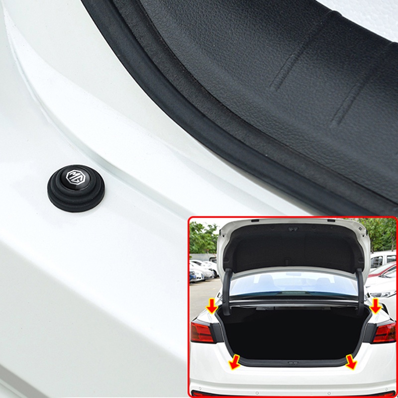 Mg Peredam Kejut Pintu Mobil Buffer Mute Pad Bumper Sticker Aksesoris Untuk MG3 MG5 MG6 MG7 MG TF ZR ZS ES HS GS Morris3