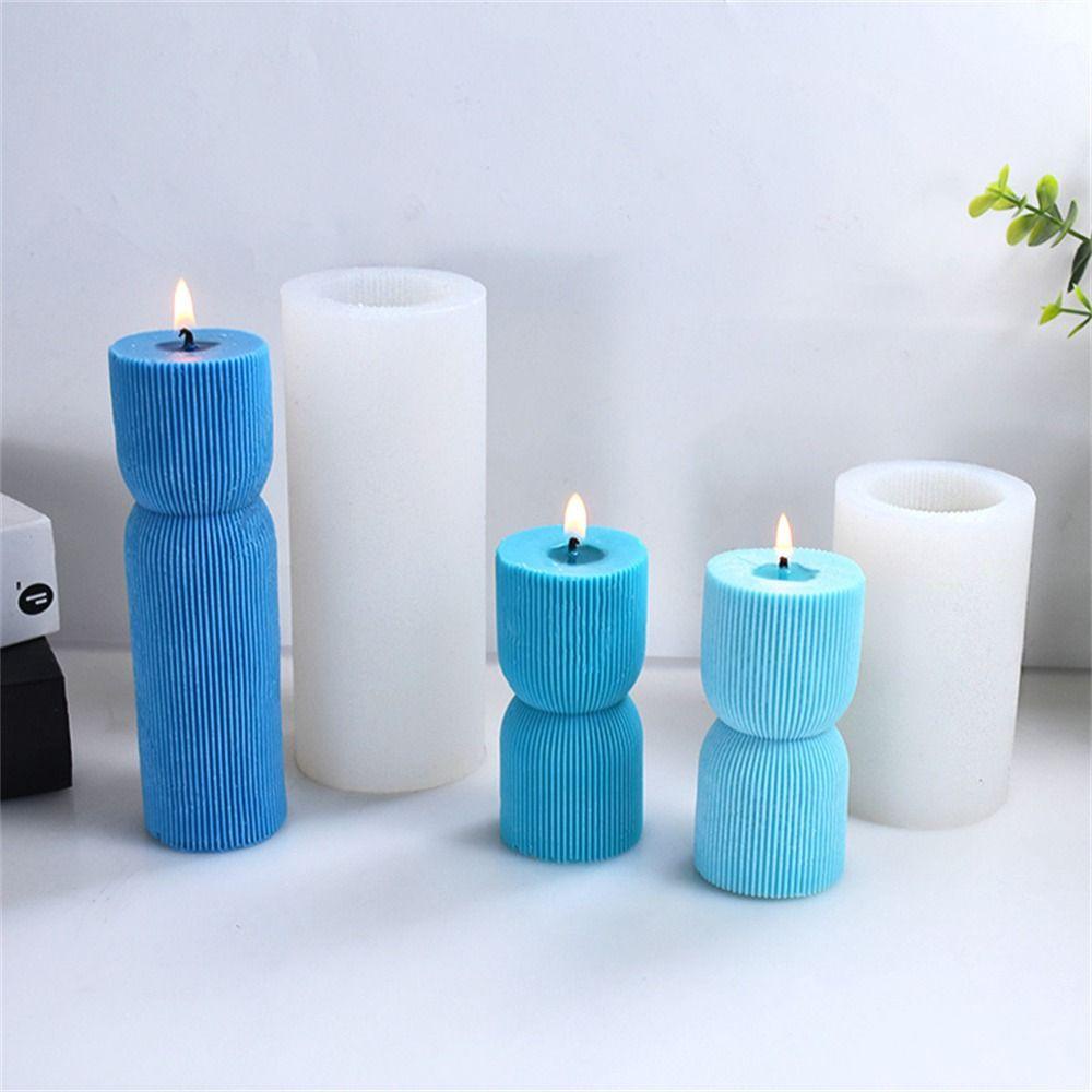 R-flower Candle Mold Geometric Gypsum Resin Hadiah Cetakan Es Sabun