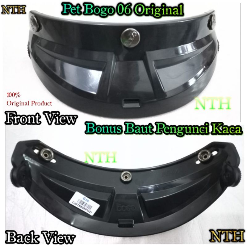 Pet Kaca Helm Bogo 06 BG 06 Original.Pet Helm bogo