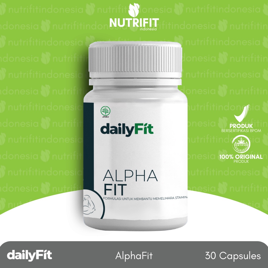 Dailyfit Alphafit 30 Kapsul Testoterone Booster Testobooster