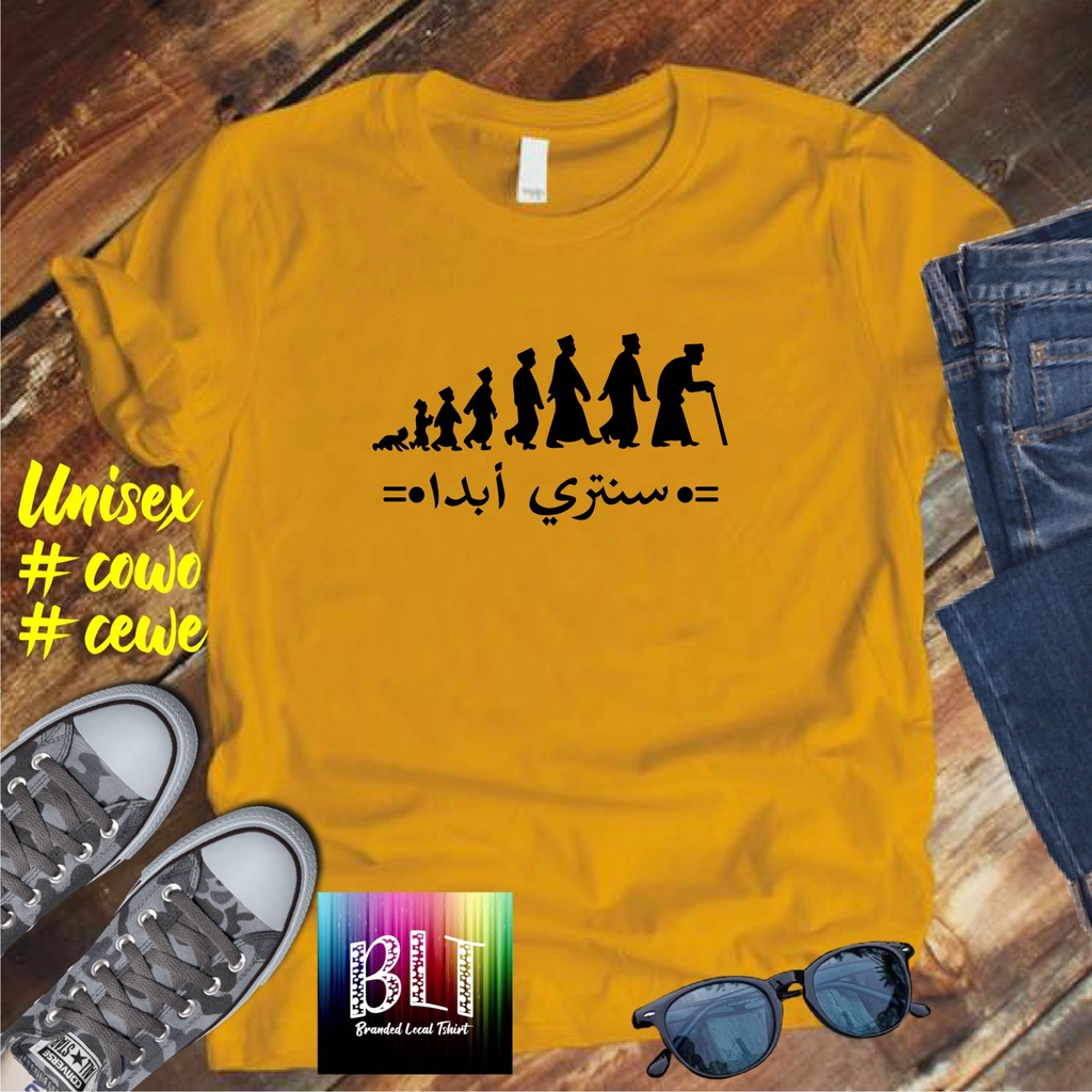 COD/ KAOS SANTRI GROW SANTRI /KAOS TULISAN/KAOS SANTRI KEKINIAN/KAOS DAKWAH/KAOS ISLAM/SANTRIWATI/KAOS HITS 2022/KAOS BERGAMBAR KAOS EKSPRESI KAOS PRIA TSHIRT WANITA Santai Crew Neck V-Neck Slim-fitting Polos Setrip Hitam Putih Crew Neck