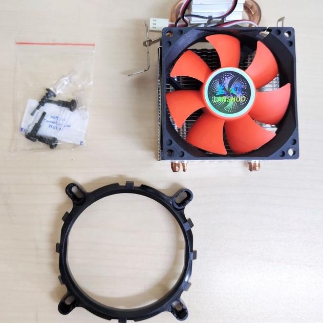 Suplier1--SKU-1168 CPU COOLER GAMING LANSHUO FAN PROCESSOR LGA 775 1155 AMD COMBO