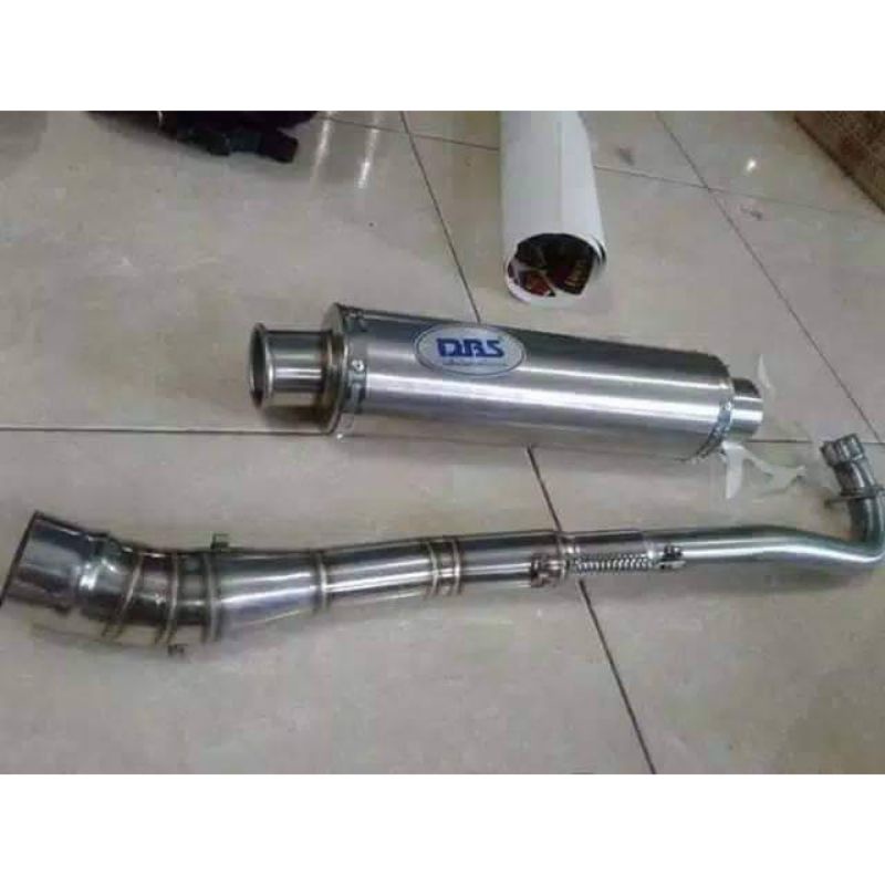 KNALPOT DBS BULAT CICIN LEHER NETRAL ALL MOTOR BEBEK