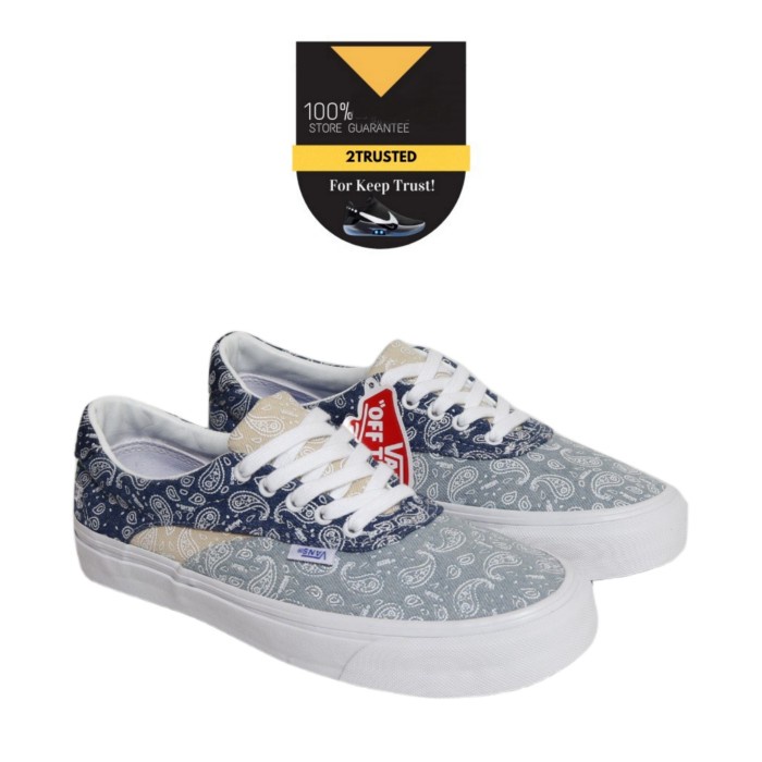 Sepatu Vans Era Denim Blue Bandana 100% Guarantee Store